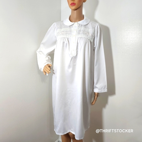 Vintage Miss Elaine Nightgown - Picture 1 of 8